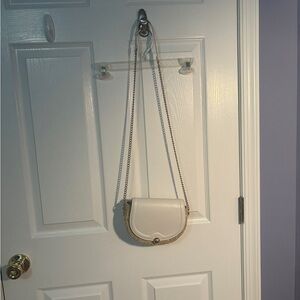 NWOT H&M white and tan shoulder bag